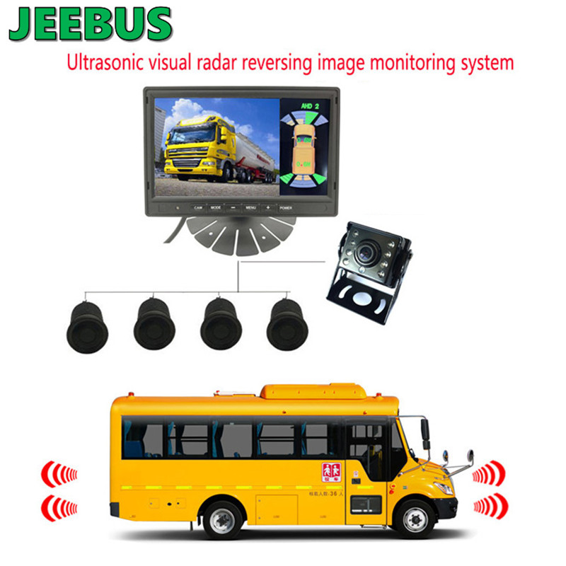Sistem de monitorizare a senzorului de parcare radar digital cu ultrasunete pentru autobuzul camionului