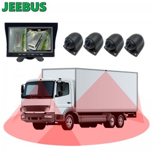 3D 1080P 360 Bus Paking Camera Car Reversing Aid Truck Camion 360 grade Camera Bird View System Security system